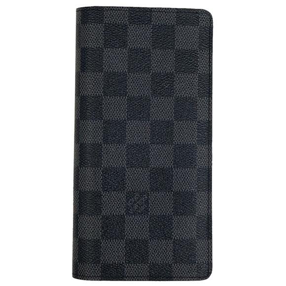 Louis Vuitton Portefeuille Brazza Bifold Wallet Billfold Graphite Black - Picture 1 of 5
